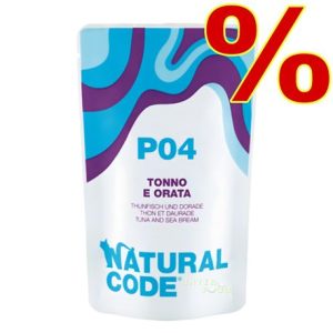 Natural Code P04 – Tonno e Orata – 24 x 70g