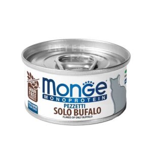 Monge Monoprotein – Sfilaccetti di bufalo – 24 x 80g