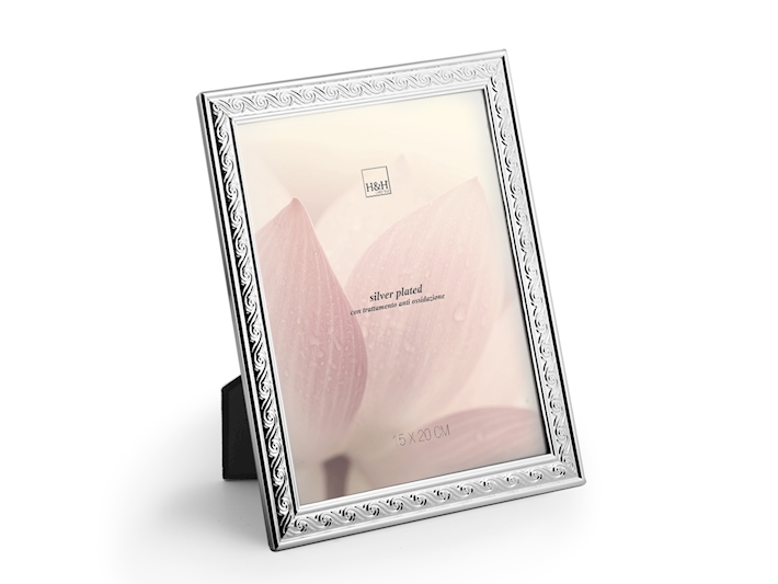 Portafoto greca 15×20 silver - immagine 2