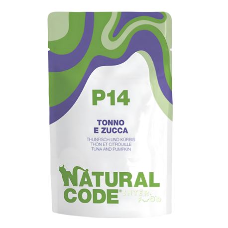 Natural Code P14 – Tonno e Zucca – 70g - immagine 2