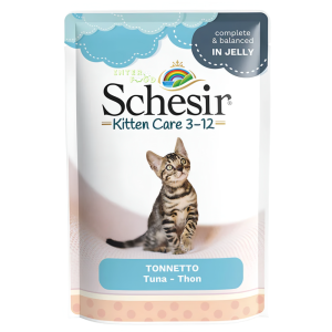 SCHESIR – BABY – Complete Nutrition – KITTEN TONNETTO in GELATINA