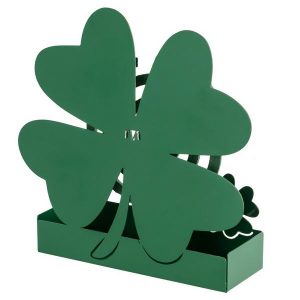 Quadrifoglio porta zampirone metallo verde