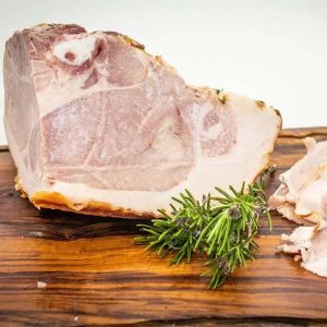 Prosciutto cotto di suino nostrano confezione da 500 gr.