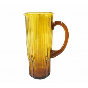 Caraffa vetro PLISSE’ ambra