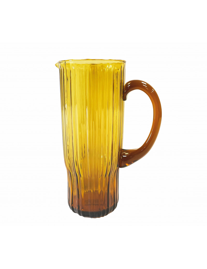 Caraffa vetro PLISSE’ ambra
